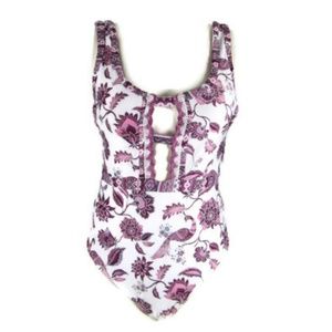 Becca Tahiti One Piece Swimsuit Scoop Neck & Back